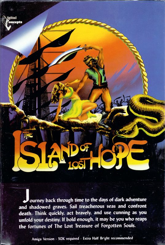 The Island Of Lost Hope box art for Amiga